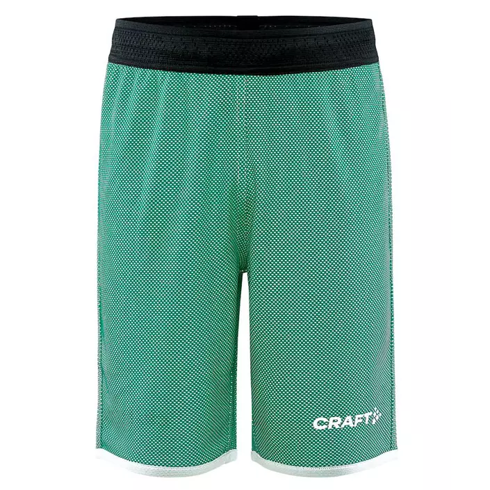 Craft Progress reversible shorts for kids, Team green/white, large image number 0