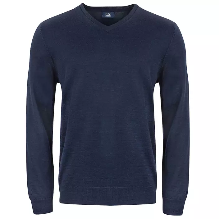 Cutter & Buck Vernon knitted pullover with merino wool, Dark navy, large image number 0