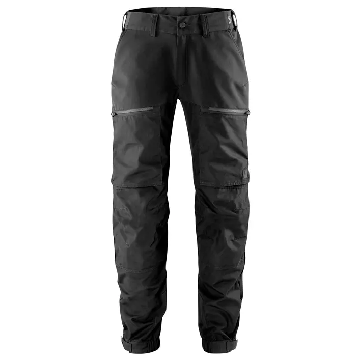 Fristads Outdoor Carbon semistretch trousers, Black, large image number 0