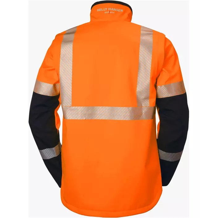 Helly Hansen ICU softshell jacket, Hi-vis Orange/Ebony, large image number 1