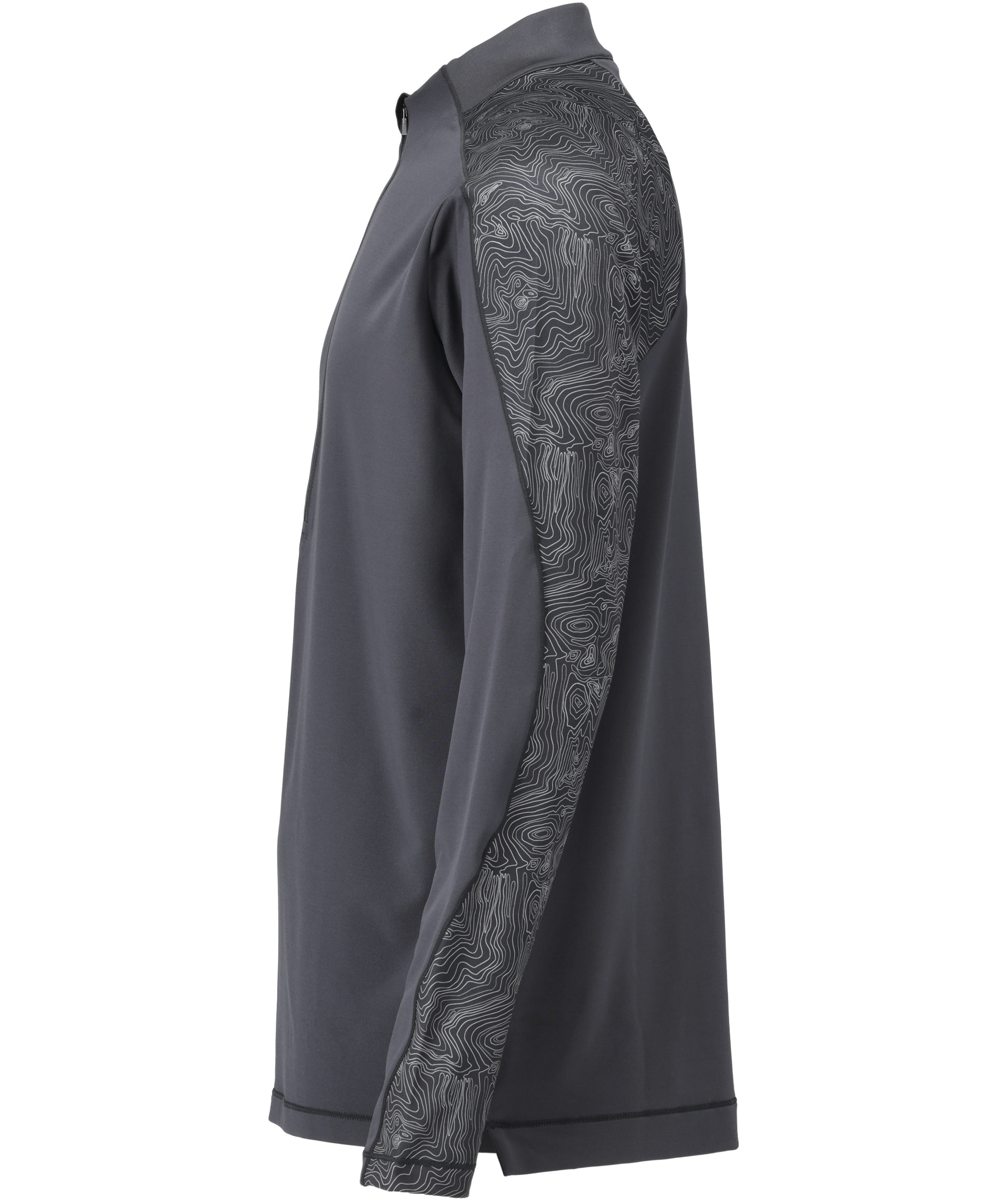 Mascot Customized half zip lang&aelig;rmet T-shirt, Stengr&aring;, large image number 4