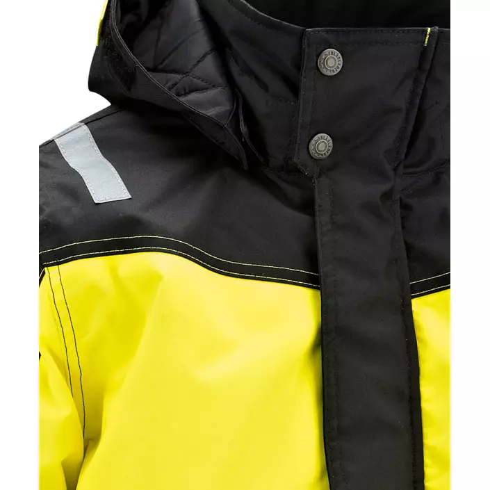 Blåkläder winterjacket for kids, Black/Yellow, large image number 2