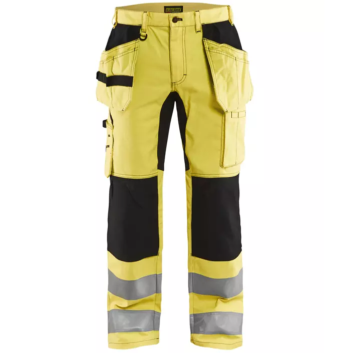 Blåkläder craftsman trousers, Hi-vis Yellow/Black, large image number 0