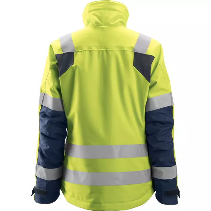 Snickers AllroundWork 37.5® women's winter jacket 1137, Hi-vis Yellow/Marine, large image number 1