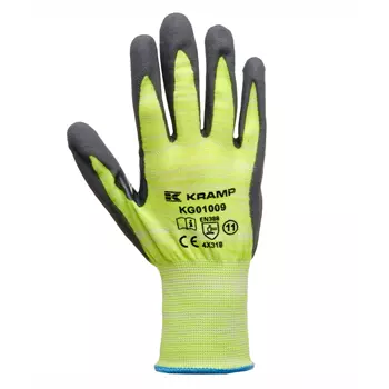 Kramp cut protection gloves Cut B, Yellow
