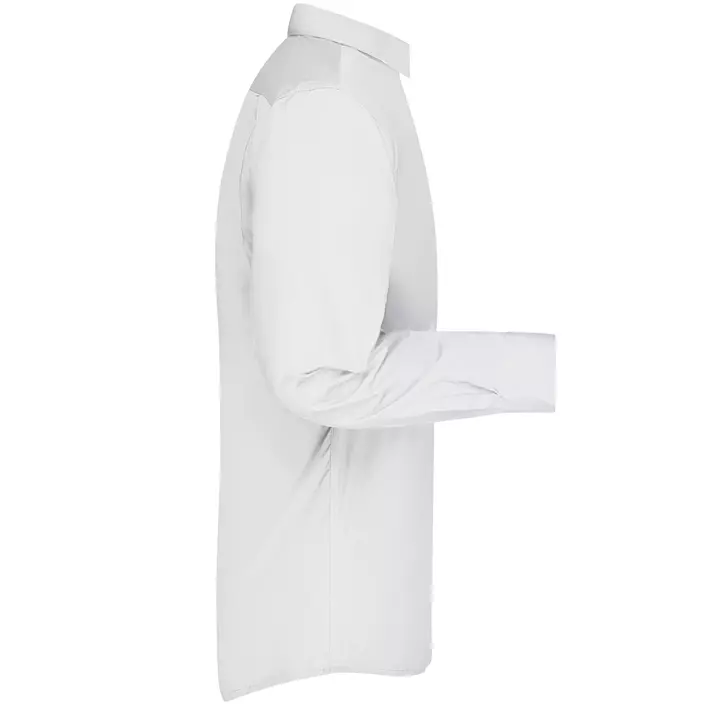 James & Nicholson modern fit  shirt, White, large image number 2
