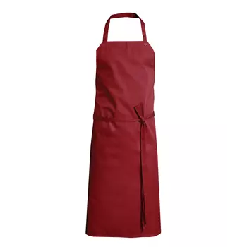 Nybo Workwear All-over bib apron without pockets, Bordeaux