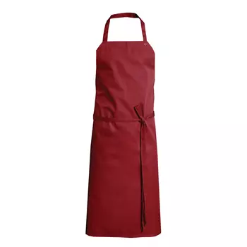 Nybo Workwear All-over bib apron without pockets, Bordeaux