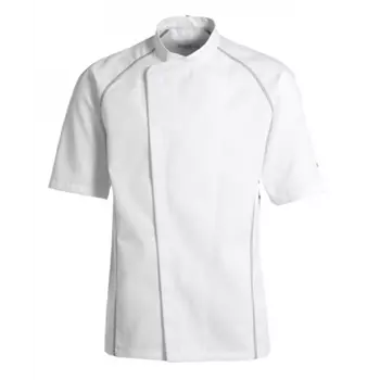 Kentaur short-sleeved chefs jacket, White/Light Grey