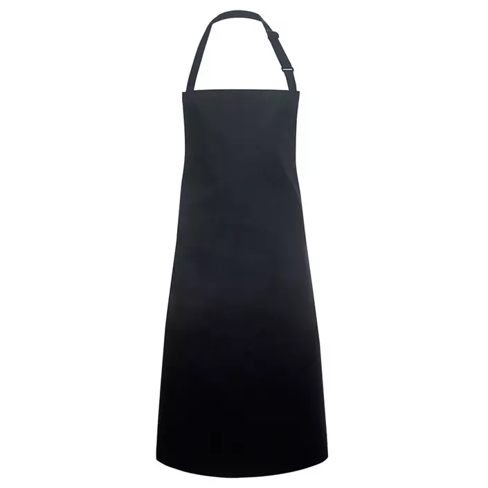 Karlowsky Basic bib apron, Black, Black, large image number 0