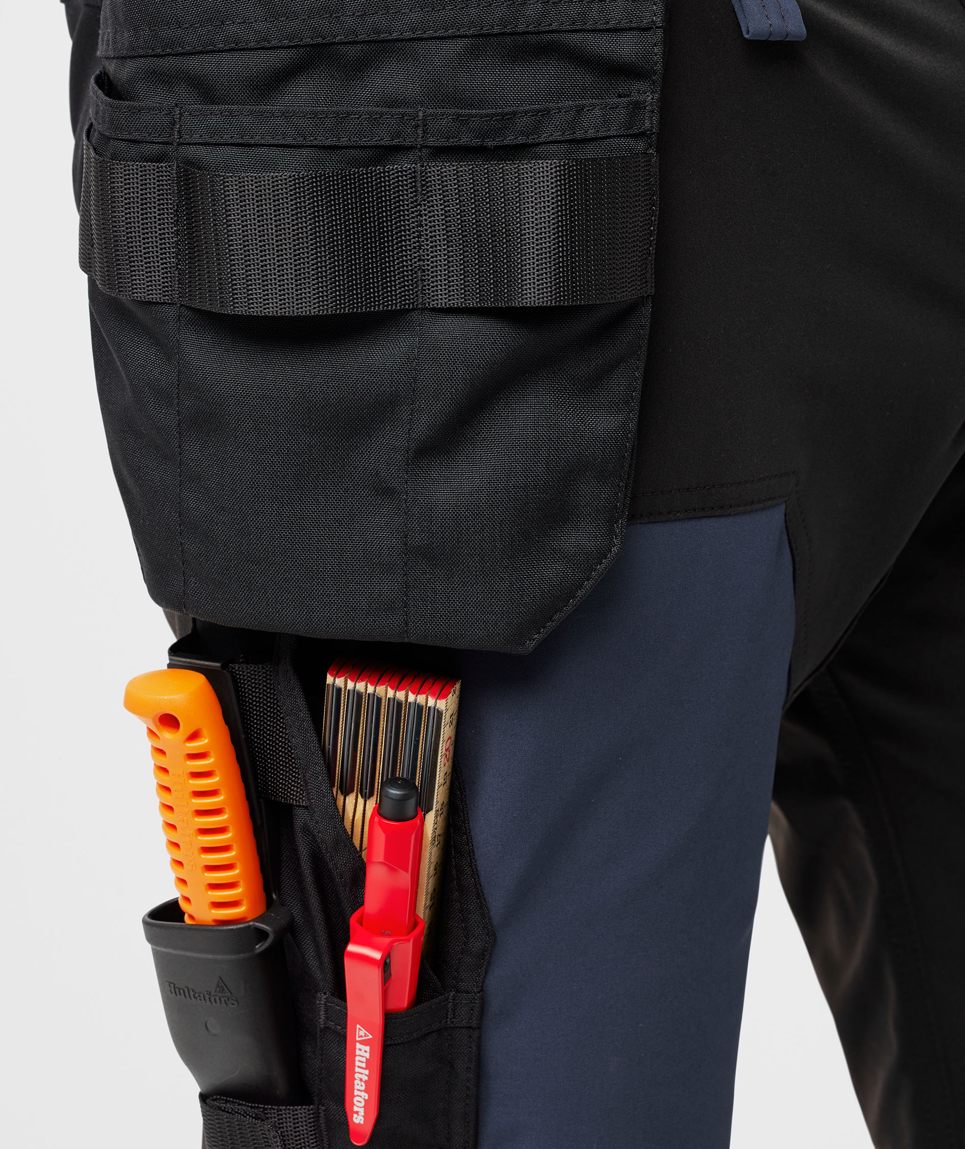 Snickers AllroundWork craftsman shorts 6175 full stretch, Navy/black, large image number 7