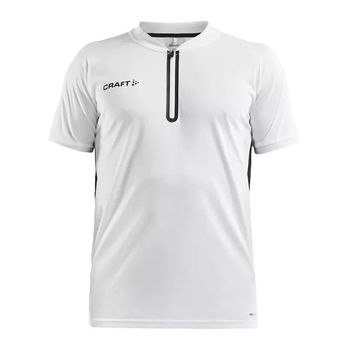 Craft Pro Control Impact polo T-shirt, White/black, large image number 0