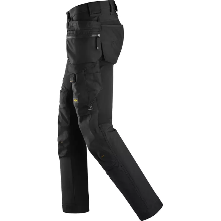 Snickers AllroundWork craftsman trousers 6275 full stretch, Black/Black, large image number 3