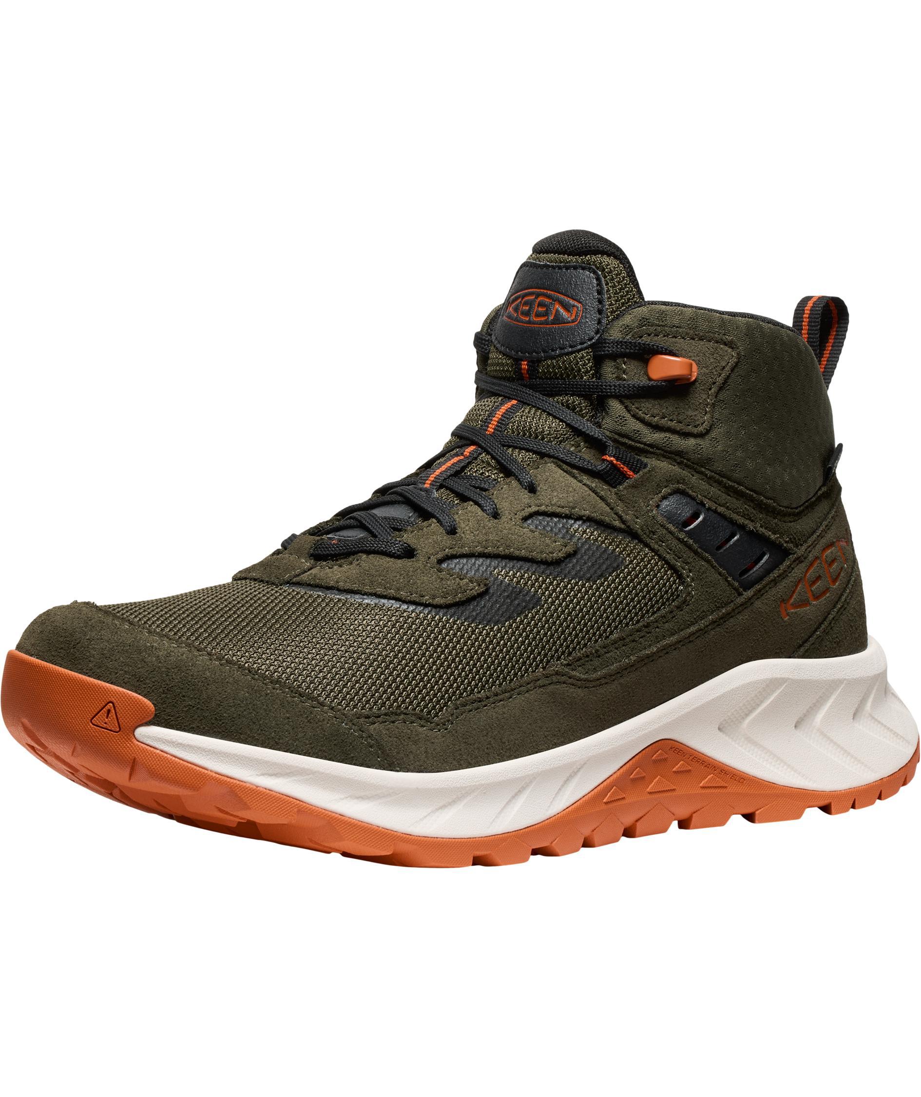 Keen Hightrail Mid WP hiking boots, Forest night/gold flame, large image number 3