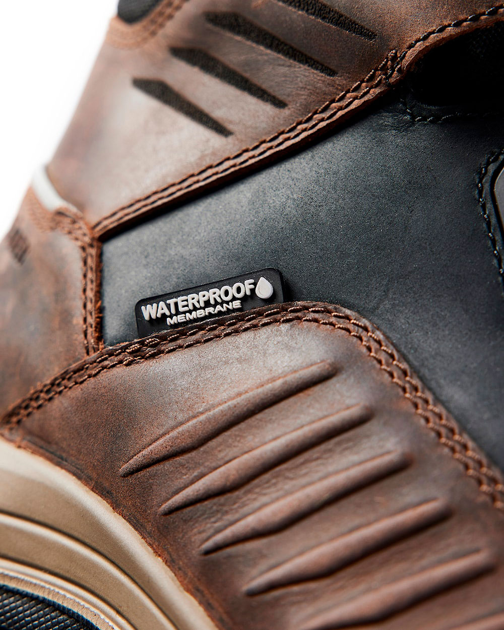 Bl&aring;kl&auml;der Storm winter safety boots S3, Brown/Black, large image number 4