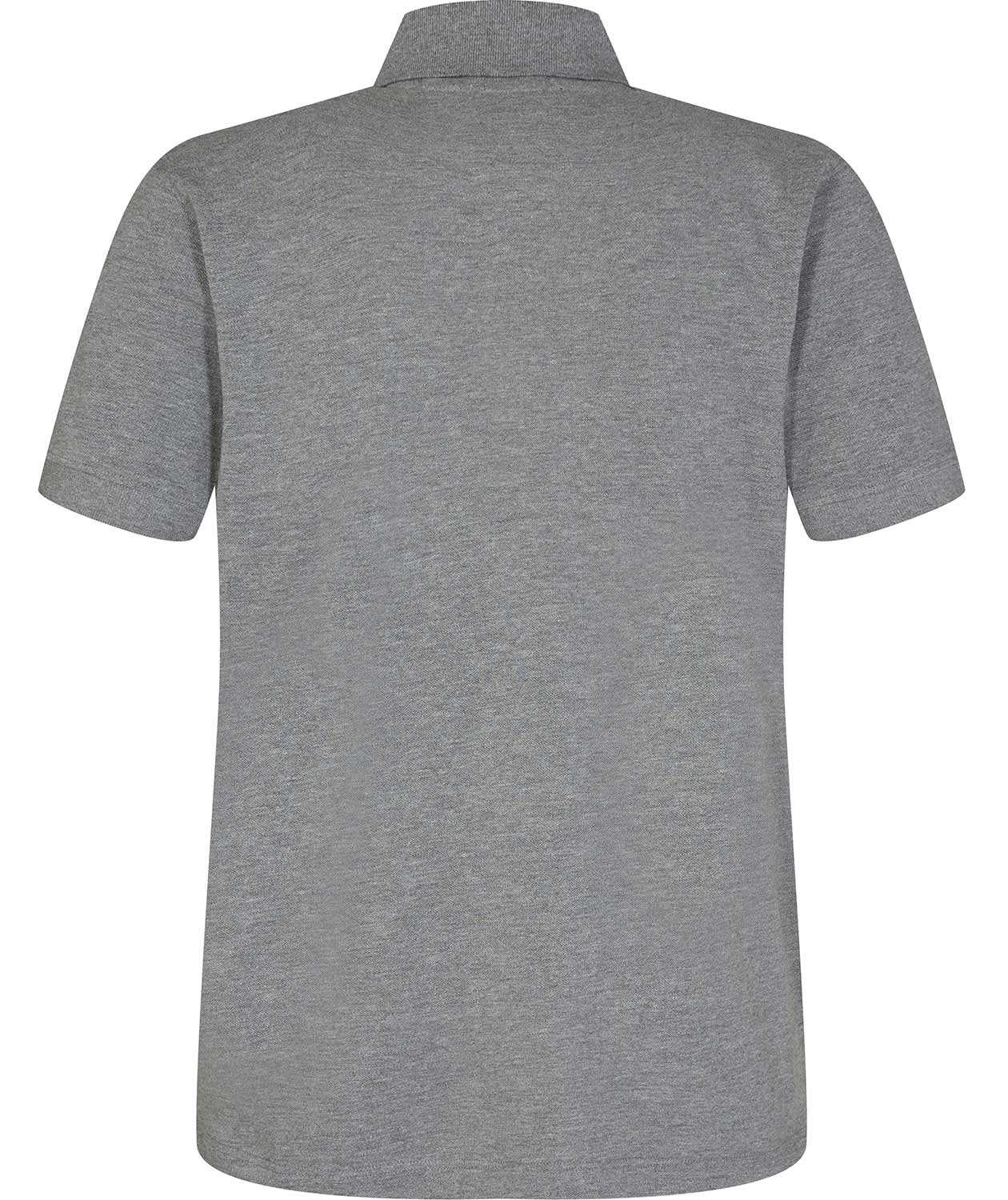 Engel Stretch polo shirt, Grey Melange