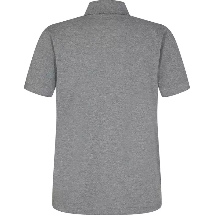 Engel Stretch polo T-shirt, Grå Melange, large image number 1