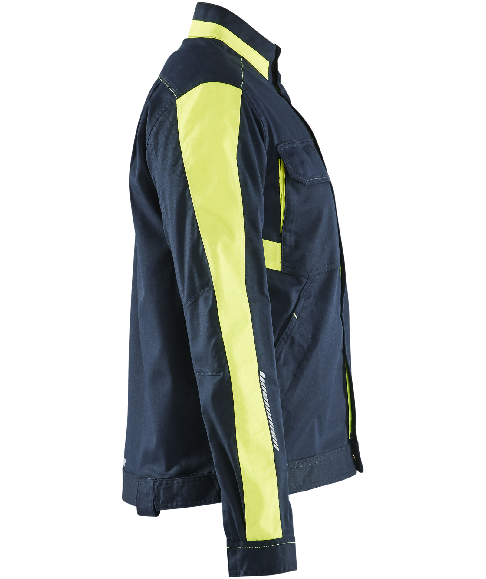 Bl&aring;kl&auml;der women's work jacket, Dark Marine/Hi-Vis Yellow, large image number 3