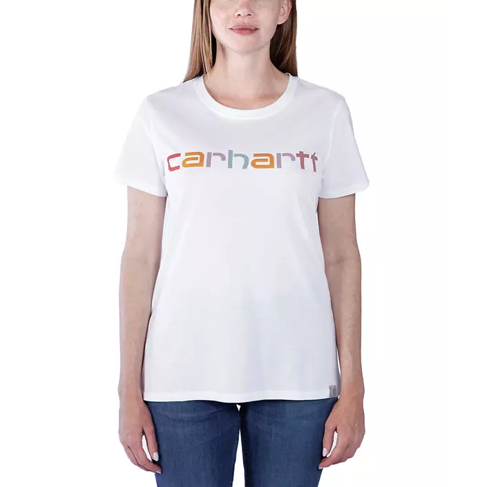 Carhartt Graphic dame T-skjorte, White, large image number 1