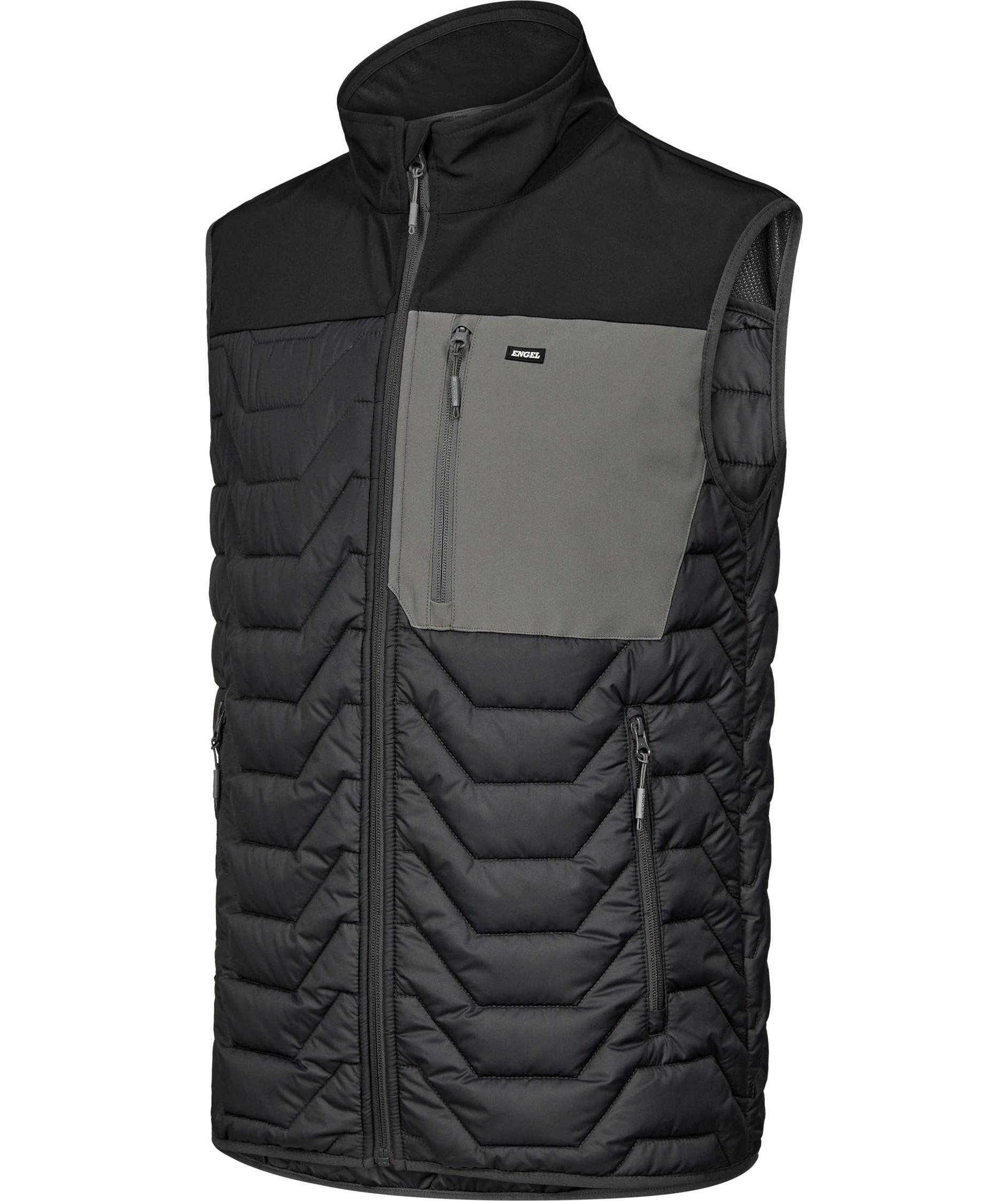 Engel Entire vadderad v&auml;st, Anthracite Grey/Black, large image number 5