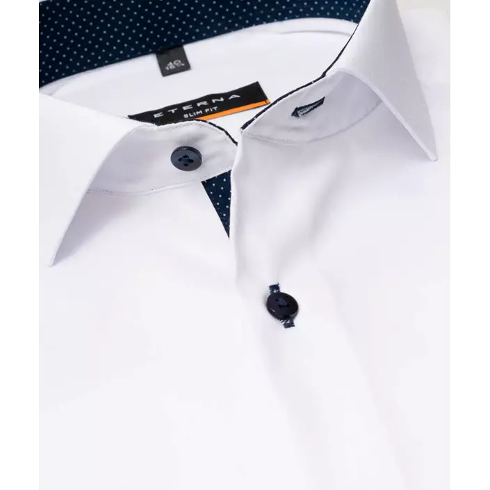 Eterna Fein Oxford Slim fit skjorte, White , large image number 2