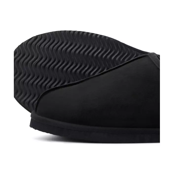 Jack & Jones JFWDUDELY microfiber slippers, Black, large image number 4