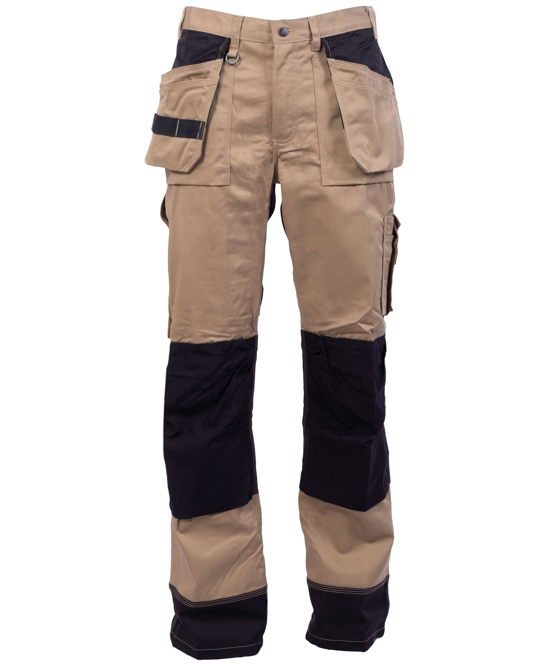 Blaklader 1556 Work Trousers without Nail Pockets Mid Grey / Black