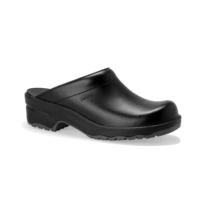 Sanita San Nitril clogs without heel cover OB, Black, large image number 0