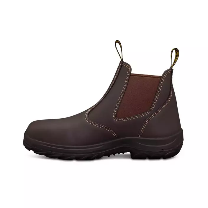 Oliver 34626 safety boots SB, Brown, large image number 1