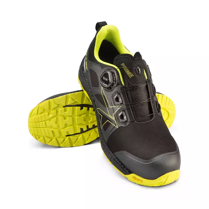 Solid Gear Prime GTX Low safety shoes S3, Black/Yellow, large image number 3