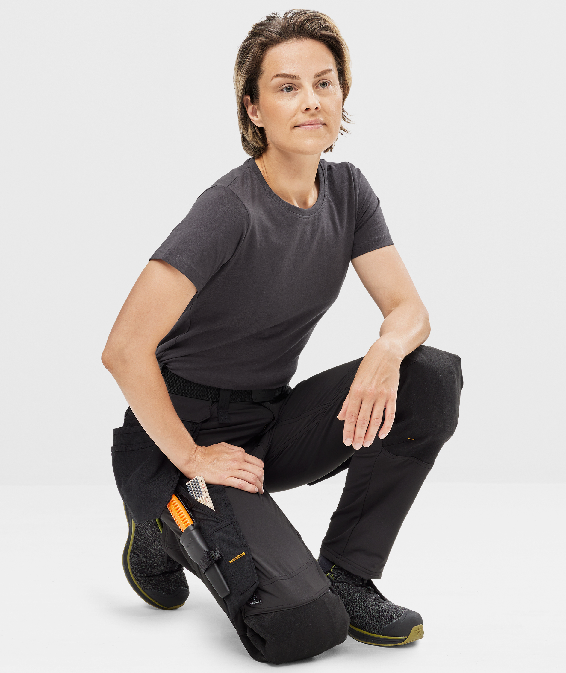 Snickers women's T-shirt 2516, Steel Grey, large image number 3