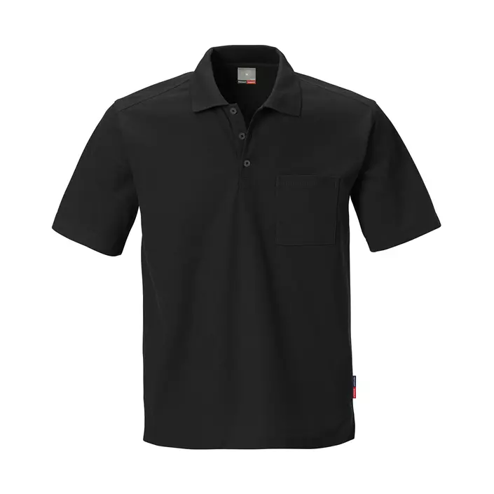 Kansas kortærmet Polo T-shirt, Sort, large image number 0