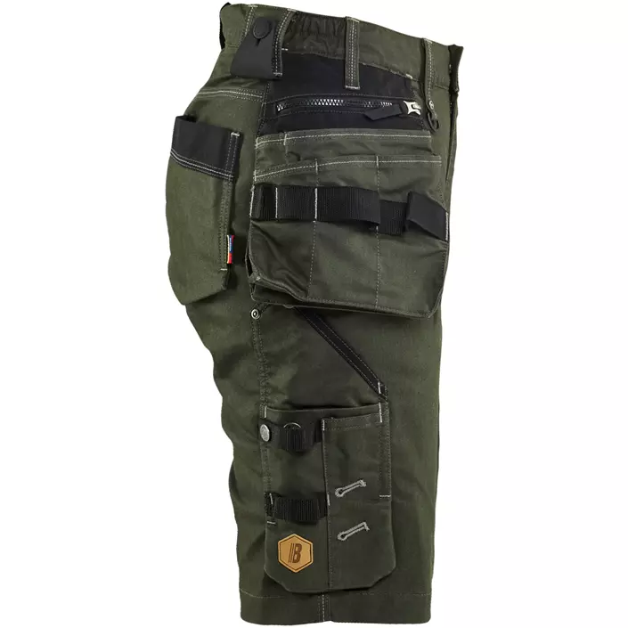 Blåkläder dame håndværkershorts, Skovgrøn/sort, large image number 2