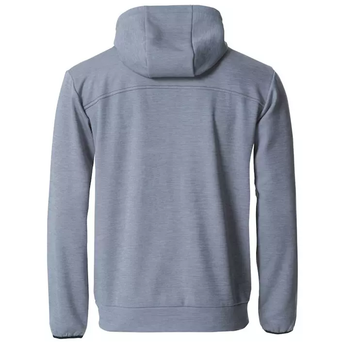Clique Ottawa hoodie with full zipper, Grey, large image number 1