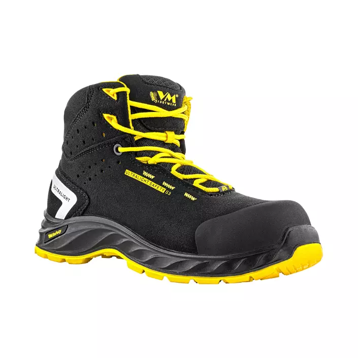 VM Footwear Wisconsion safety boots S3, Black/Yellow, large image number 0