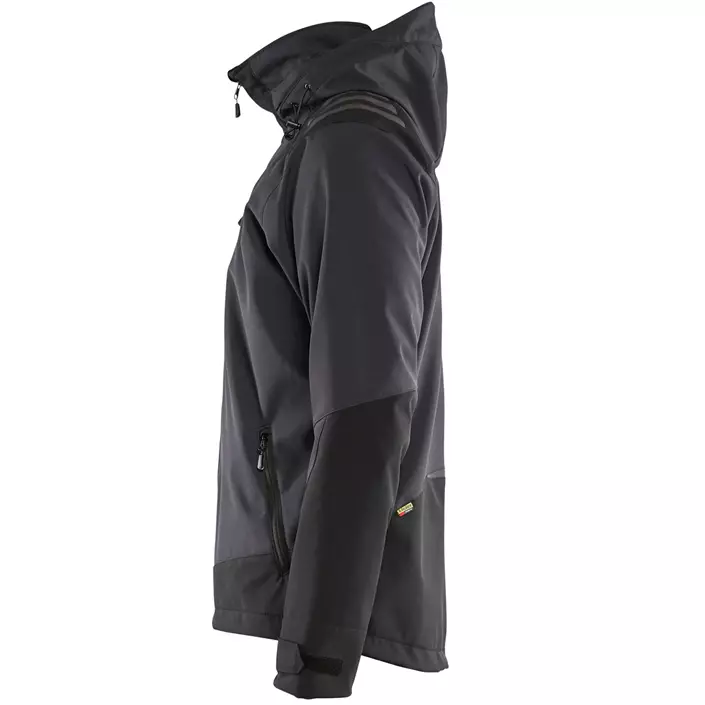 Blåkläder softshell jacket, Dark Grey/Black, large image number 2