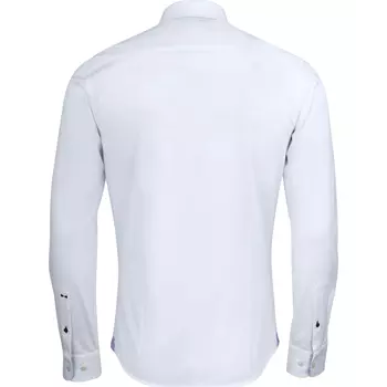 J. Harvest & Frost Indigo Bow regular fit skjorte, Hvid