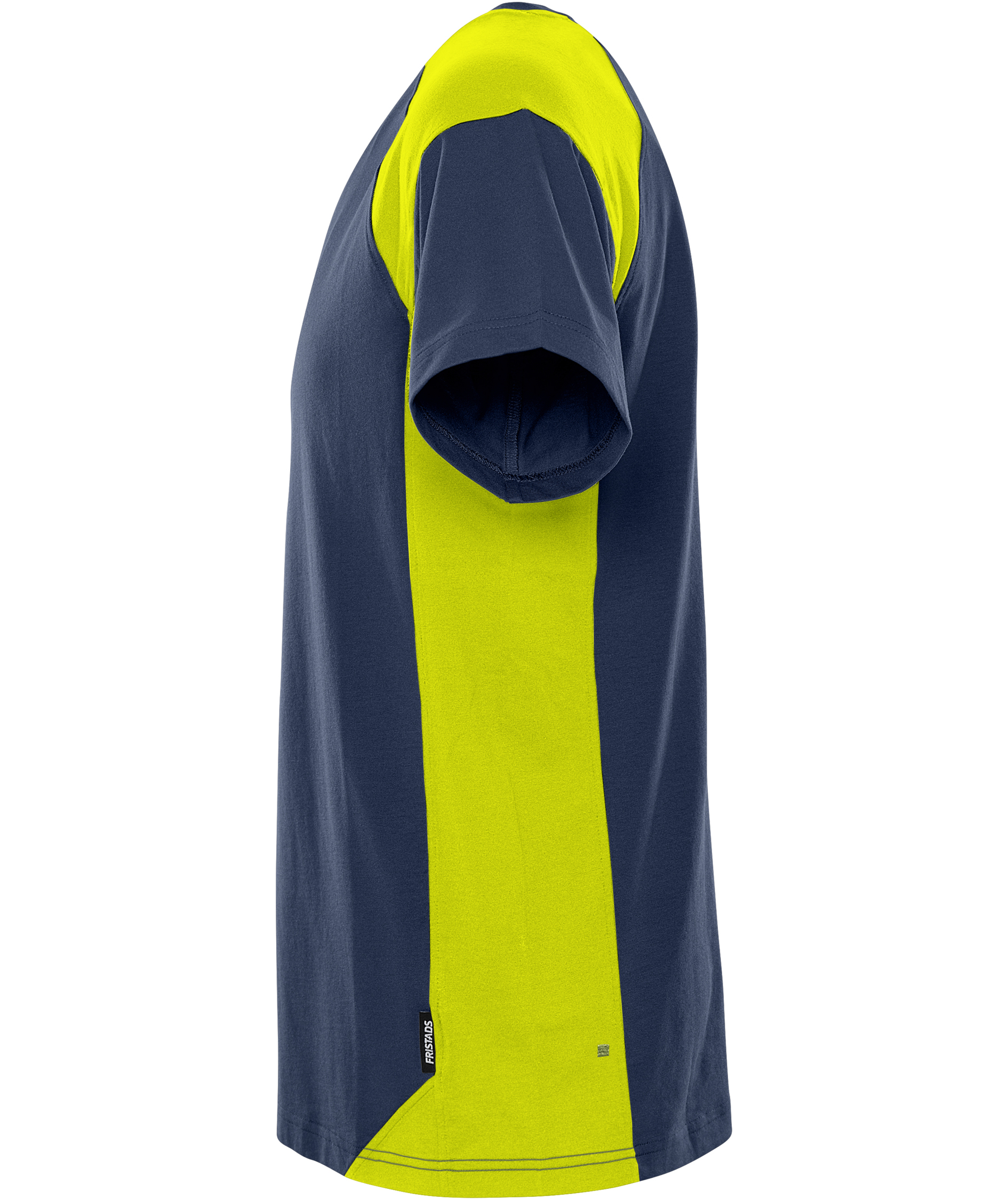 Fristads Heavy T-shirt 7046 GTM, Marine/Hi-Vis yellow, large image number 3