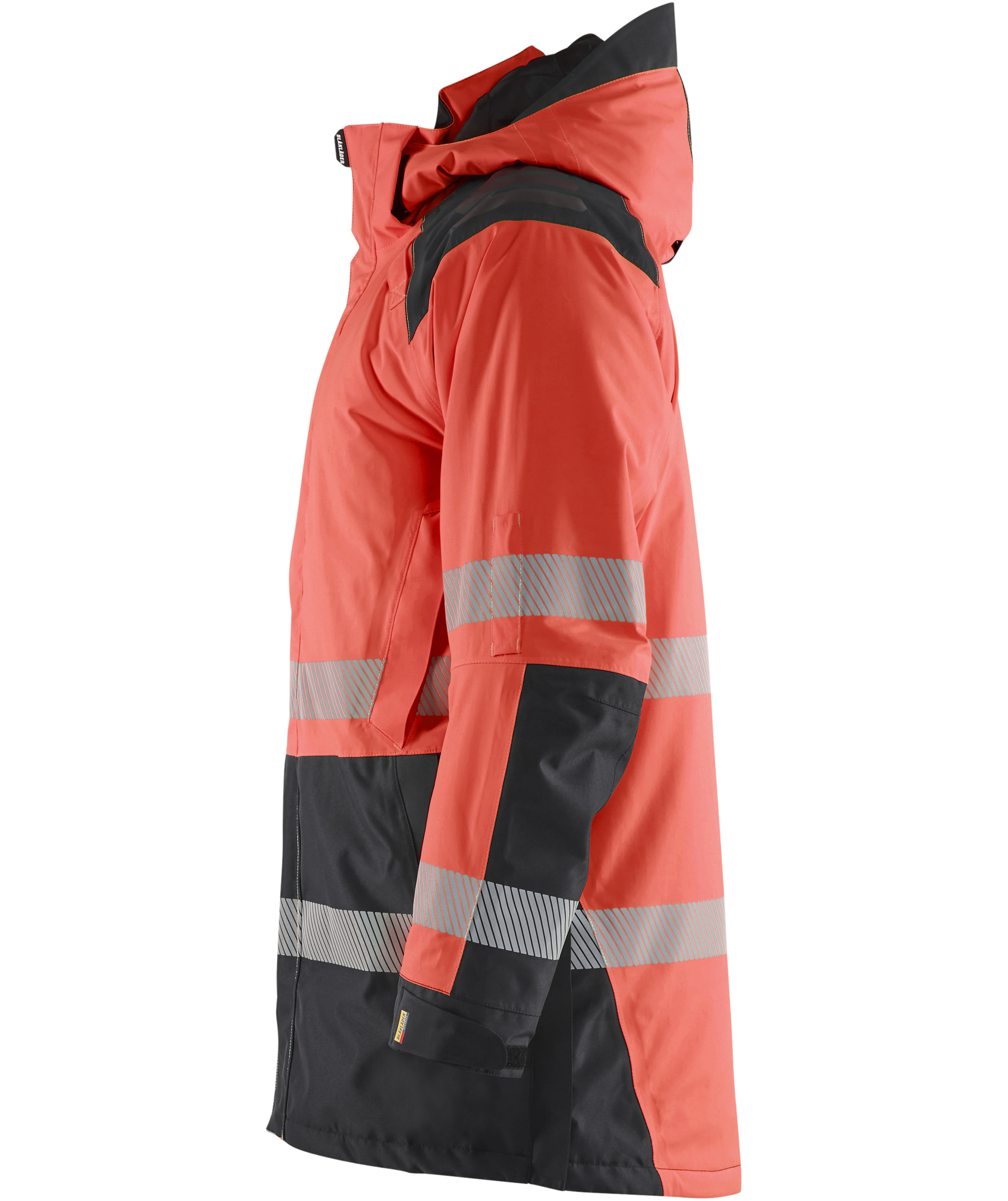 Bl&aring;kl&auml;der winter parka, Hi-Vis red/black, large image number 3