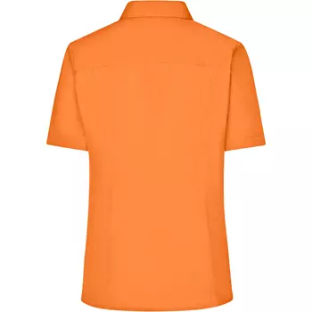 James & Nicholson kurzärmeliges Modern fit Damenhemd, Orange