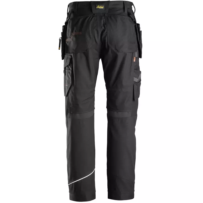 Snickers RuffWork Canvas+ craftsman trousers 6214, Black, large image number 1