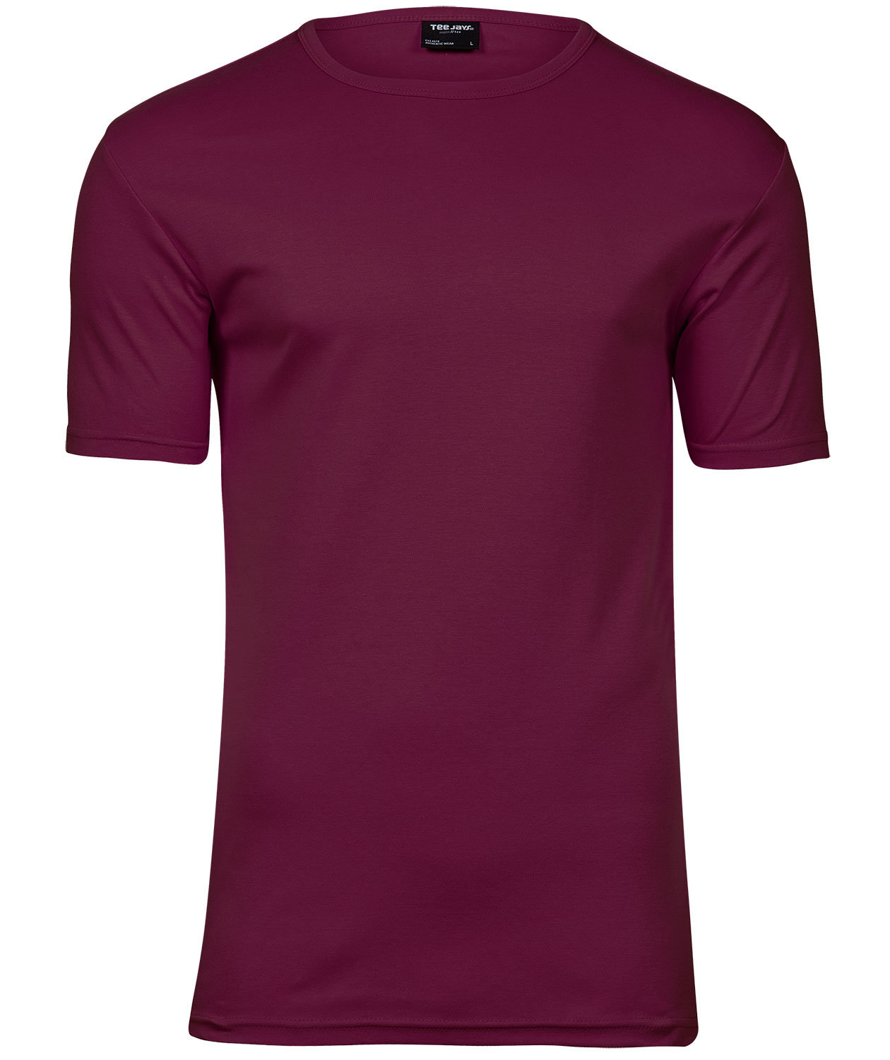 Tee Jays Interlock T-shirt, Dark Red, Dark Red, swatch
