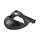 Hellberg Safe3 visor holder, Black, Black, swatch