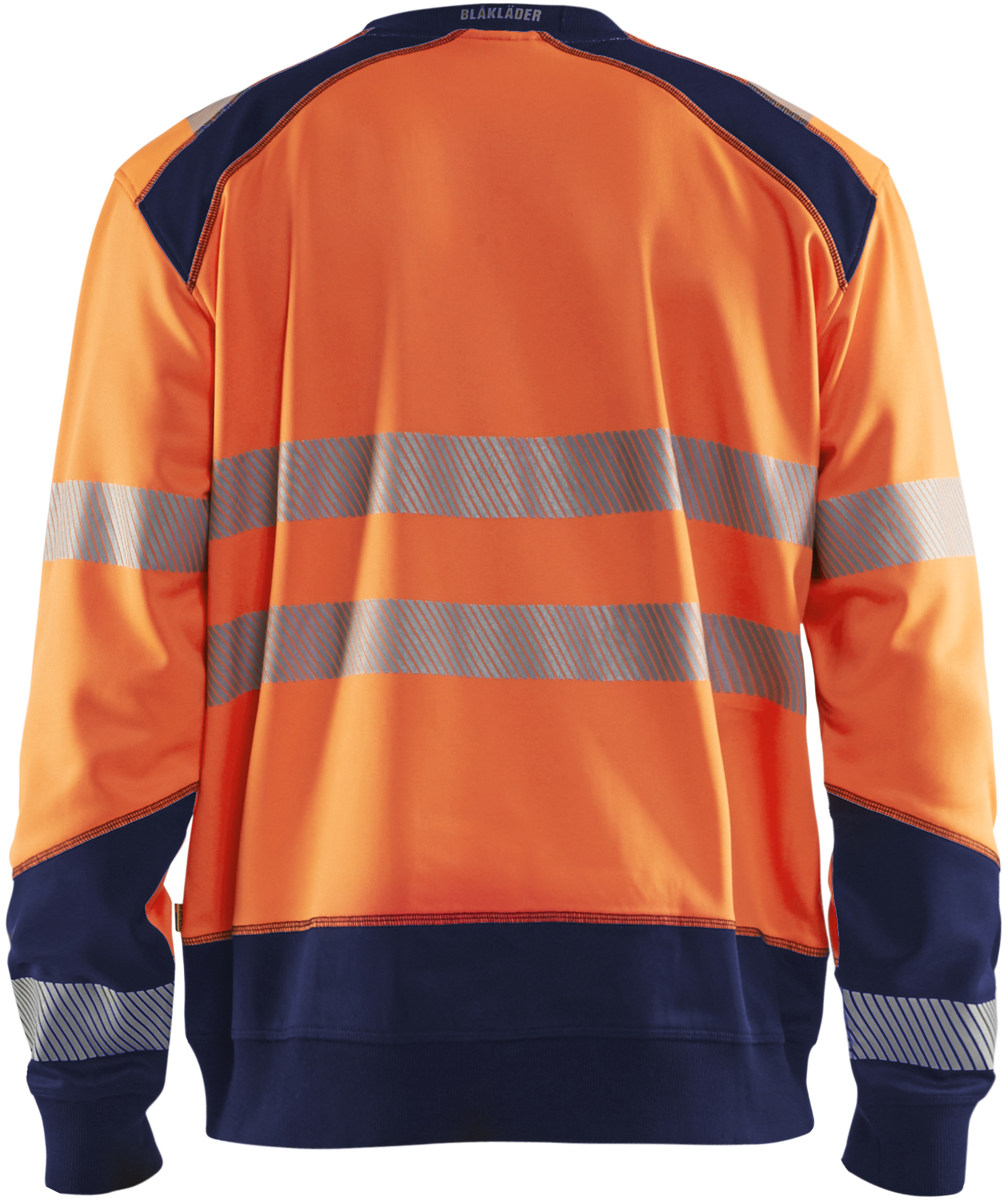 Bl&aring;kl&auml;der sweatshirt, Hi-vis Orange/Marine