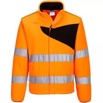 Portwest PW2 fleece jacket, Hi-Vis Orange/Black
