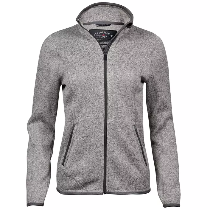 Tee Jays Aspen women's fleece jacket, Grey Melange, large image number 0