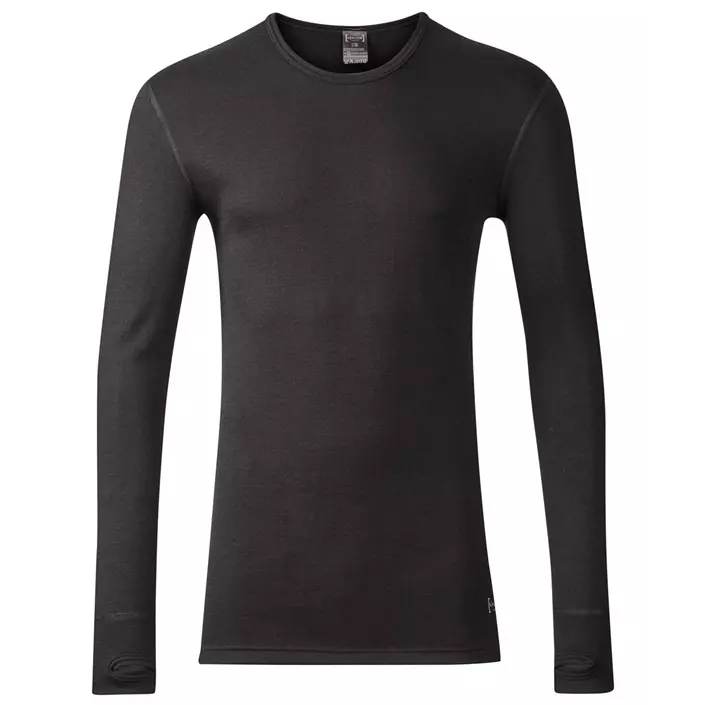 Xplor Misty baselayer trøje med merinould, Sort, large image number 0
