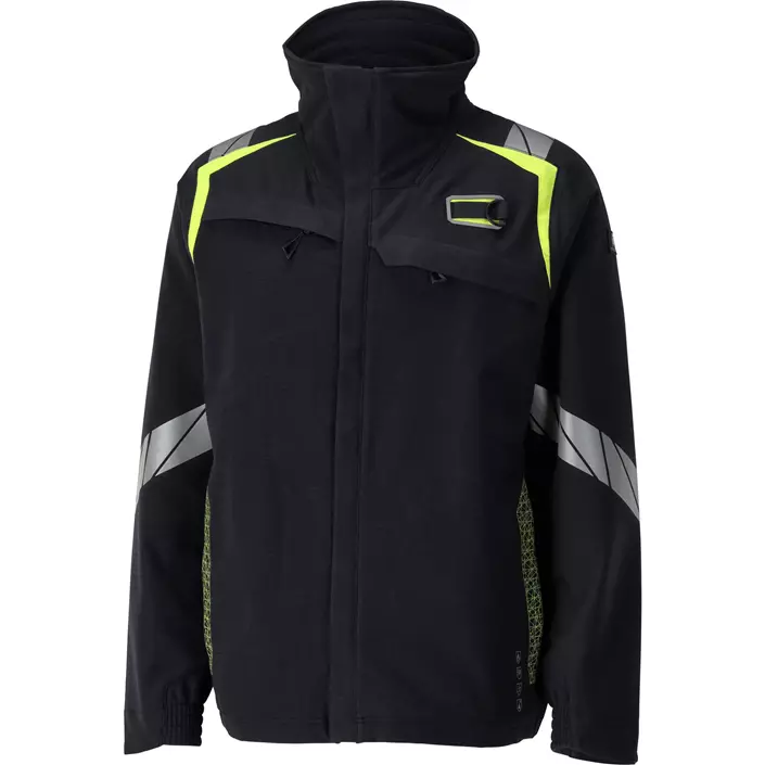 Mascot Accelerate Multisafe jakke full stretch, Mørk Marine/Hi-Vis Gul, large image number 0