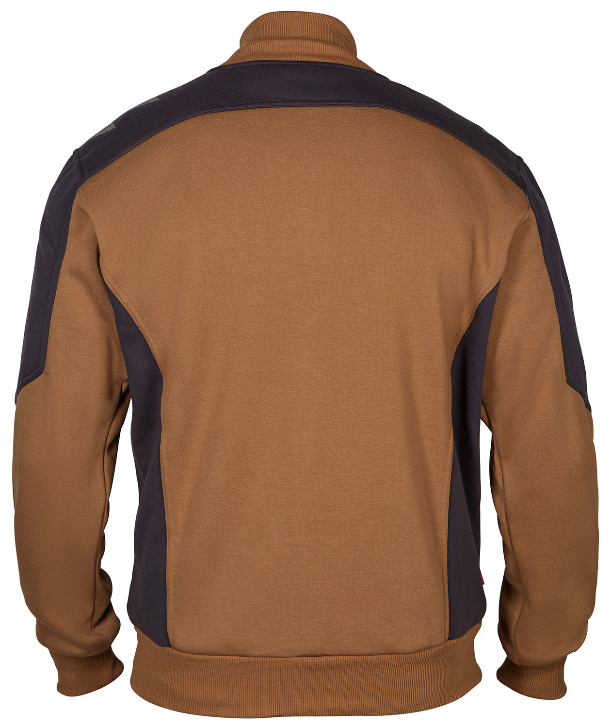 Engel Galaxy sweat cardigan, Toffee Brown/Anthracite Grey