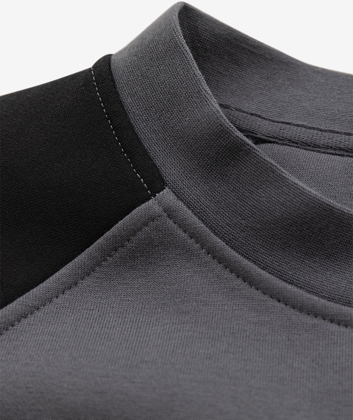 Fristads collegegenser 7048 GSM, Gr&aring;/Svart, large image number 4